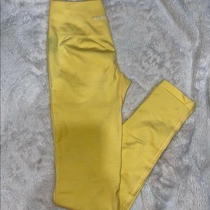 Alphalete amplify leggings ‘lemonade’